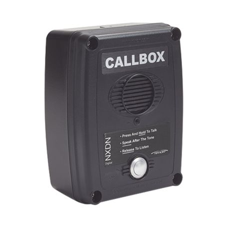 Callbox Digital Nxdn Intercomunicador Inalámbrico Via Radio Vhf 150165mhz Serie Xd En Color Negro
