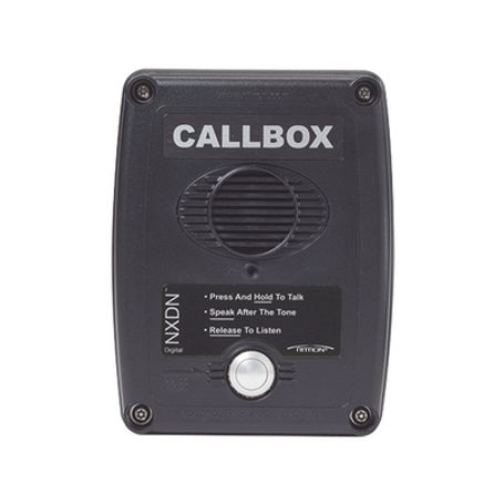 Callbox Digital Nxdn Intercomunicador Inalámbrico Via Radio Vhf 150165mhz Serie Xd En Color Negro