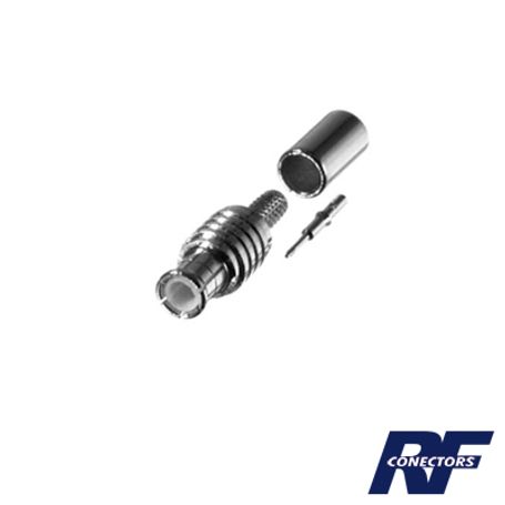 Conector Mcx Macho De Anillo Plegable Para Rg316/u Grupo B1 Niquel/ Oro/ Teflón. Conector Mcx Macho De Anillo Plegable Para Rg316/u Grupo B1 Niquel/ Oro/ Teflón.