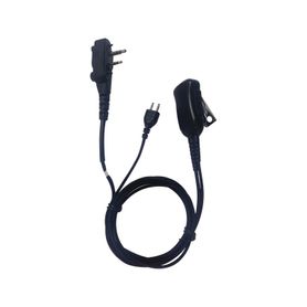 micrófono audifono de 1 cable de fibra trenzada con sistema snap para radios icom icf4003401320004021403142104230icf14302130133