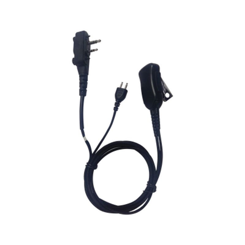 Micrófono Audifono De 1 Cable De Fibra Trenzada Con Sistema Snap Para Radios Icom Icf4003/4013/2000/4021/4031/4210/4230/icf14/30