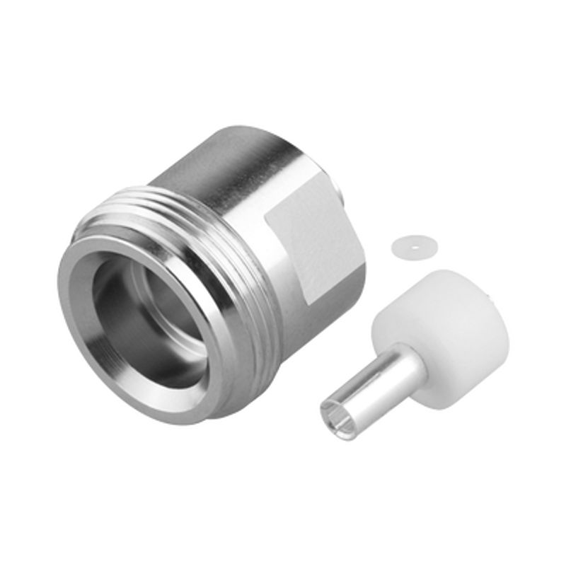Conector 4.1/9.5 Hembra Para Soldar En Cable Tft402lf Grupo Sr2 Bronce Blanco/ Plata/ Teflón. Conector 4.1/9.5 Hembra Para Soldar En Cable Tft402lf Grupo Sr2 Bronce Blanco/ Plata/ Teflón.