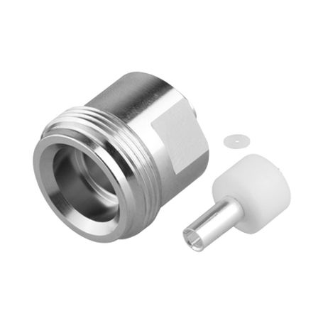 Conector 4.1/9.5 Hembra Para Soldar En Cable Tft402lf Grupo Sr2 Bronce Blanco/ Plata/ Teflón. Conector 4.1/9.5 Hembra Para Soldar En Cable Tft402lf Grupo Sr2 Bronce Blanco/ Plata/ Teflón.