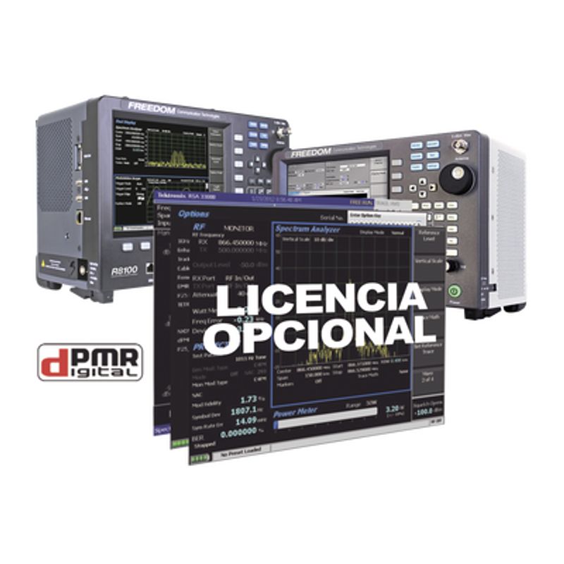 Opción De Software Para Prueba Dpmr (radio Móvil Privado Digital) En R8000 / R8100.