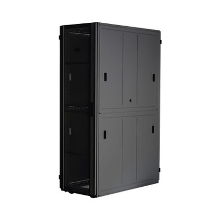 gabinete flexfusion™ xgl light para centros de datos 42 ur 800 mm de ancho 1200 mm de profundidad fabricado en acero color negr