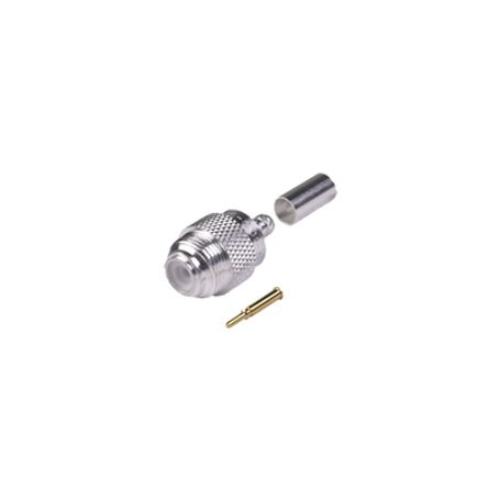 adaptadorconector unidapt macho de anillo plegable para cable rg58u