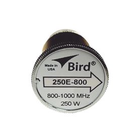 elemento de 250 watt en linea 78 para wattmetro bird 43 en rango de frecuencia de 800 a 1000 mhz