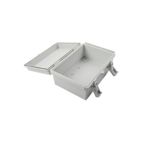 gabinete plástico para exterior ip65 de 150 x 220 x 105 mm cierre por broche 94432