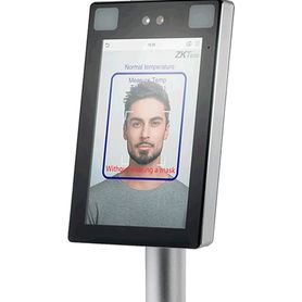 zkteco profacextdch  terminal de control de acceso y asistencia de reconocimiento facial y palma  detección de temperatura y cu
