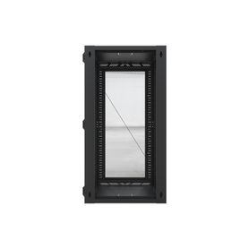 gabinete abatible para montaje en pared con rack 19 de 24 unidades ventana de cristal164695