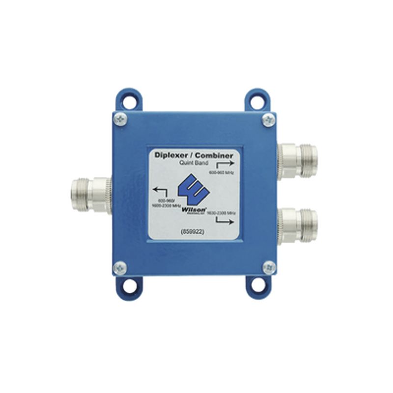 Diplexer/combinador 600960 Mhz / 16302300 Mhz Ideal Para Amplificadores De Senal Celular De Doble O Triple Banda.