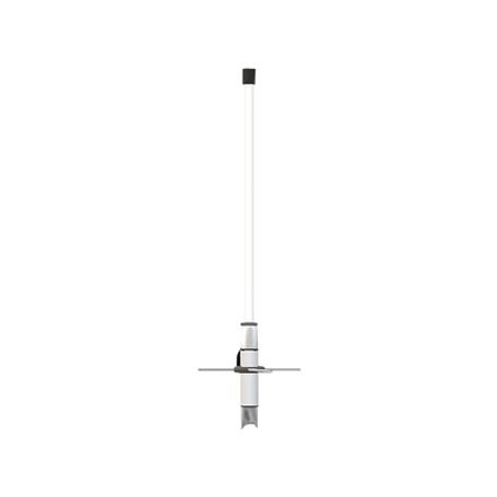 antena base omnidireccional uhf de fibra de vidrio ganacia de 6 db frecuencia 440  450 mhz preensamblada conector nhembra