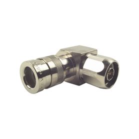conector n macho de compresion angulo recto para lmr400 cnt400 bronceblanco oro teflón155177
