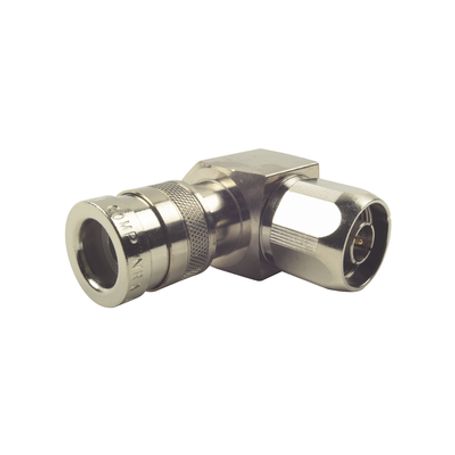 Conector N Macho De Compresion Angulo Recto Para Lmr400 Cnt400 Bronceblanco /oro /teflón. Conector N Macho De Compresion Angulo Recto Para Lmr400 Cnt400 Bronceblanco /oro /teflón.