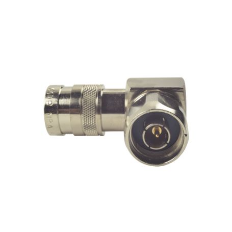Conector N Macho De Compresion Angulo Recto Para Lmr400 Cnt400 Bronceblanco /oro /teflón. Conector N Macho De Compresion Angulo Recto Para Lmr400 Cnt400 Bronceblanco /oro /teflón.
