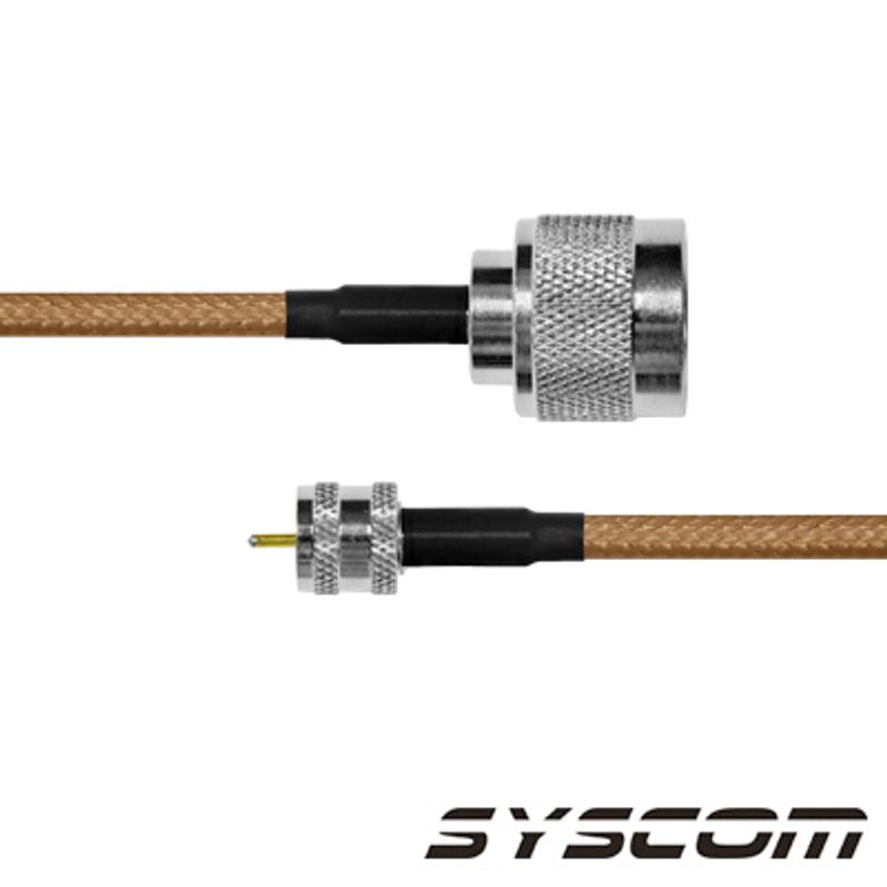 Cable Rg142 Con Conectores N Macho / Mini Uhf Macho. Cable Rg142 Con Conectores N Macho / Mini Uhf Macho.