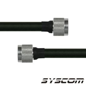 cable coaxial rg214u de 110 cm en 50 ohm 0425 cd4 ghz con conectores n macho a n macho