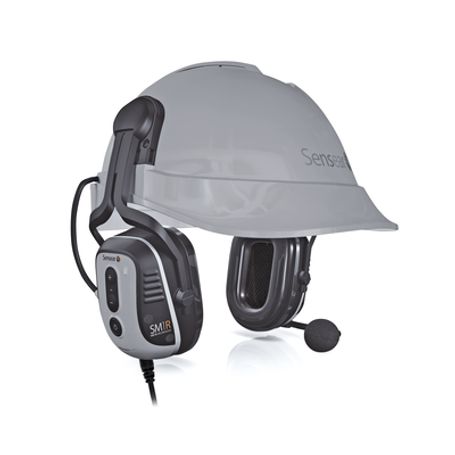 protector auditivo is con montaje en casco y  con cable integrado para motorola mototrbo™dep550570 matra mototrbo apx