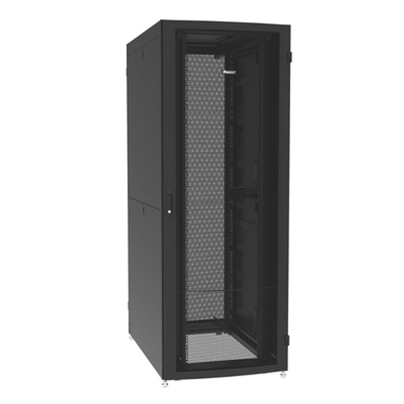 Gabinete Netverse Para Centros De Datos 42ur 800mm De Ancho 1200mm De Profundidad Fabricado En Acero Color Negro 