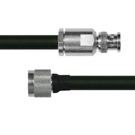 cable coaxial rg214u de 110 cm en 50 ohm 0425 cd4 ghz con conectores bnc macho a n macho