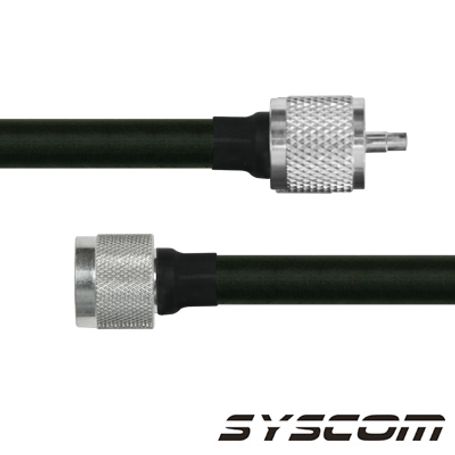 Cable Rf400 Con Conectores Uhf (pl259) Macho / N Macho.