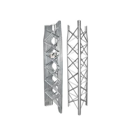 kit de torre autosoportada ligera tbx de 3 secciones prearmadas de 73 m de altura