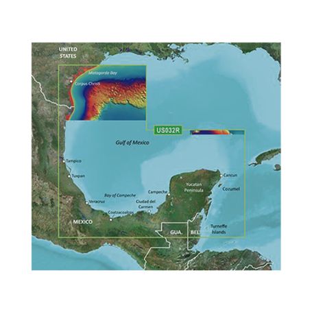 Mapa Vus032r Sur Del Golfo De México.