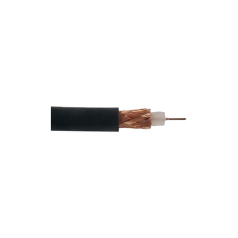 Retazo De 1 Metro De Cable Coaxial Rg59/u 75 Ohm Núcleo De Acero Revestidocobre Blindaje En Malla Cobretrenzado Aislantepolietil