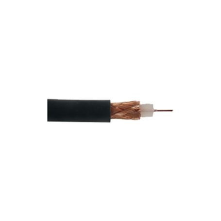 Retazo De 1 Metro De Cable Coaxial Rg59/u 75 Ohm Núcleo De Acero Revestidocobre Blindaje En Malla Cobretrenzado Aislantepolietil