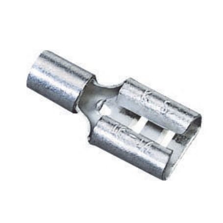 terminal de paleta hembra de 0250 sin aislar para cable awg 1416