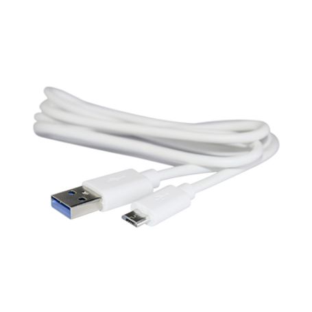 Cable Programador Y Cargador Usb A Micro Usb Color Blanco