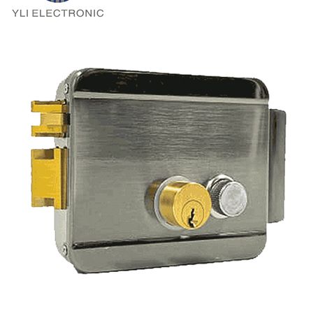  Yli Abk702bl  Cerradura Eléctrica Izquierda / Carcasa Metálica / Apertura Con Botón Llave / 12vdc / Uso Interior / Compatible C