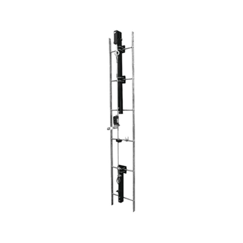 Sistema De Linea De Vida Para Instalación En Escalerilla. Hasta 50 (15m) De Altura.