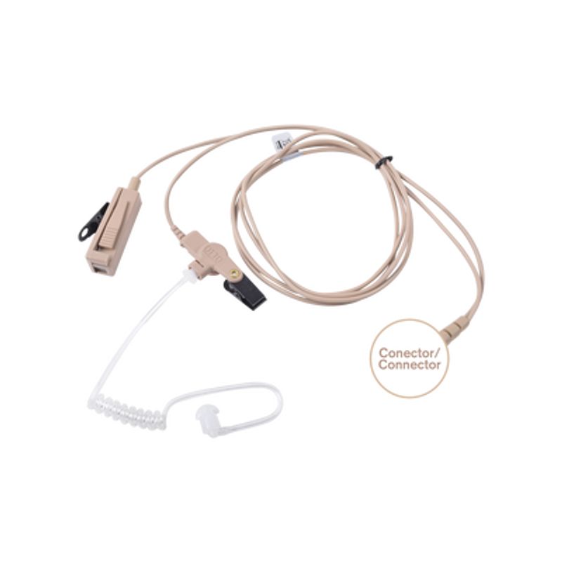 Kit De Micrófonoaudifono Profesional De 2 Cables Para Motorola Pro5150/5350/5450/5550/7150/7350/7450/7550/9150
