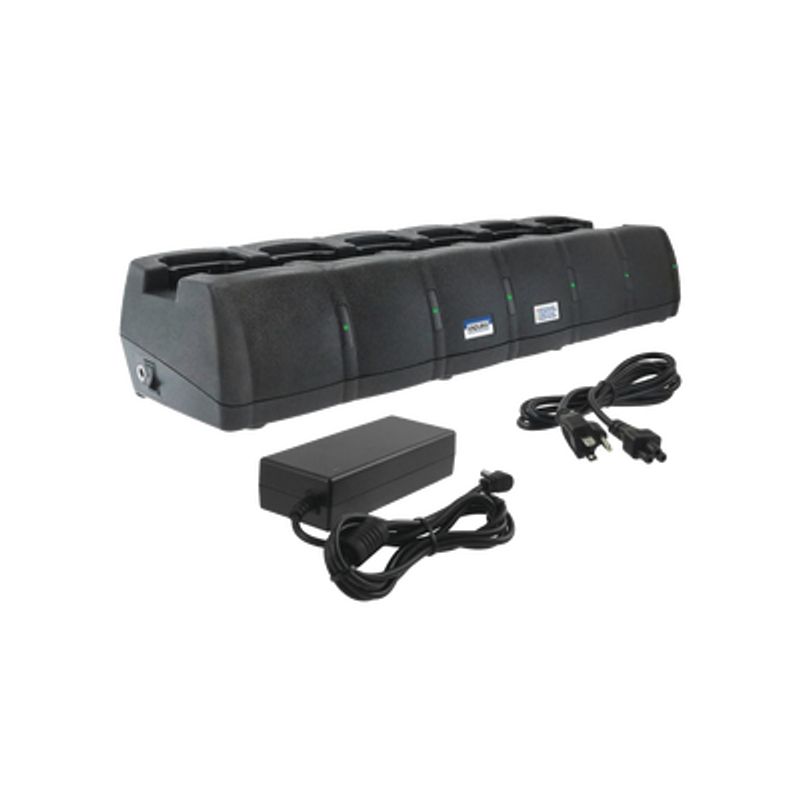 Cargador Rápido De 6 Cavidades De Escritorio Para Radio Icom Icm25 Cargador Rápido De 6 Cavidades De Escritorio Para Radio Icom Icm25