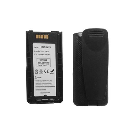 Bateria De Liion 2300mah Para Radio Motorola Mt3100 Mt3150 Incluye Clip.