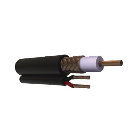 cable coaxial x mto tipo cca  2 hilos cal 20 retazo de 55 mts