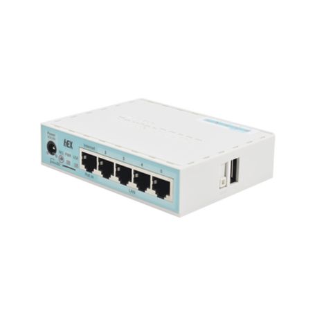 (hex) Routerboard 5 Puertos Gigabit Ethernet 1 Puerto Usb Y Versión 3