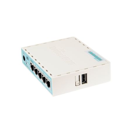 (hex) Routerboard 5 Puertos Gigabit Ethernet 1 Puerto Usb Y Versión 3
