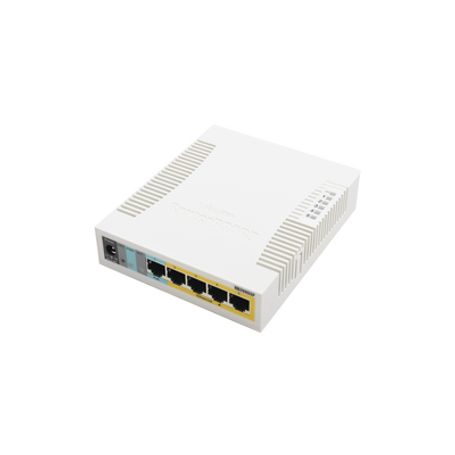 (rb260gsp) Switch Mikrotik 5 Puertos Poe (pasivo) (1in/4out) Gigabit Ethernet Y 1 Sfp