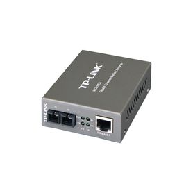 convertidor multimedia monomodo 1 puerto rj45 1000 mbps conector de fibra sc hasta 15 km