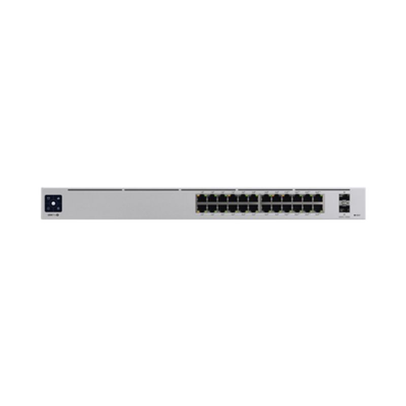 Unifi Switch Uswpro24poe Gen2 Con Funciones Capa 3 De 24 Puertos Poe 802.3at/bt  2 Puertos 1/10g Sfp 400w Pantalla Informativa