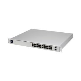 unifi switch uswpro24poe gen2 con funciones capa 3 de 24 puertos poe 8023atbt  2 puertos 110g sfp 400w pantalla informativa1756