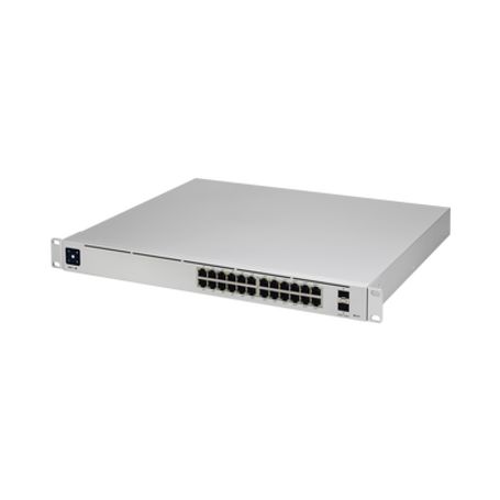 Unifi Switch Uswpro24poe Gen2 Con Funciones Capa 3 De 24 Puertos Poe 802.3at/bt  2 Puertos 1/10g Sfp 400w Pantalla Informativa