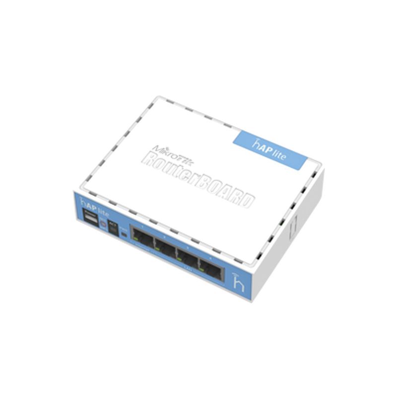 (hap Lite) 4 Puertos Fast Ethernet Y  Wifi 2.4 Ghz 802.11 B/g/n