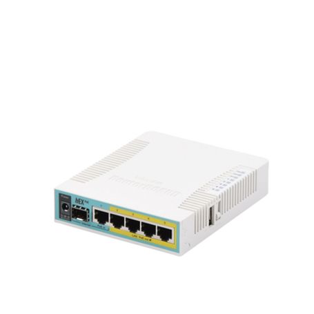 (hex Poe) Routerboard 5 Puertos Gigabit Ethernet Poe 802.3at 1 Puerto Usb