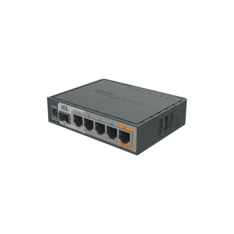 (hex S) Router Dual Core 5 Puertos Gigabit 1 Puerto Sfp Poe In Poe Out