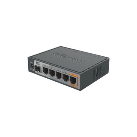 (hex S) Router Dual Core 5 Puertos Gigabit 1 Puerto Sfp Poe In Poe Out
