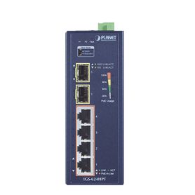 switch poe industrial no administrable de 4 puertos poe 101001000t 8023at 2 puertos sfp 101000x72773