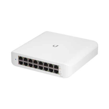 Switch Unifi Lite Administrable Poe De 16 Puertos 10/100/1000 Mbps (8 Puertos 802.3af/at) 45 W 